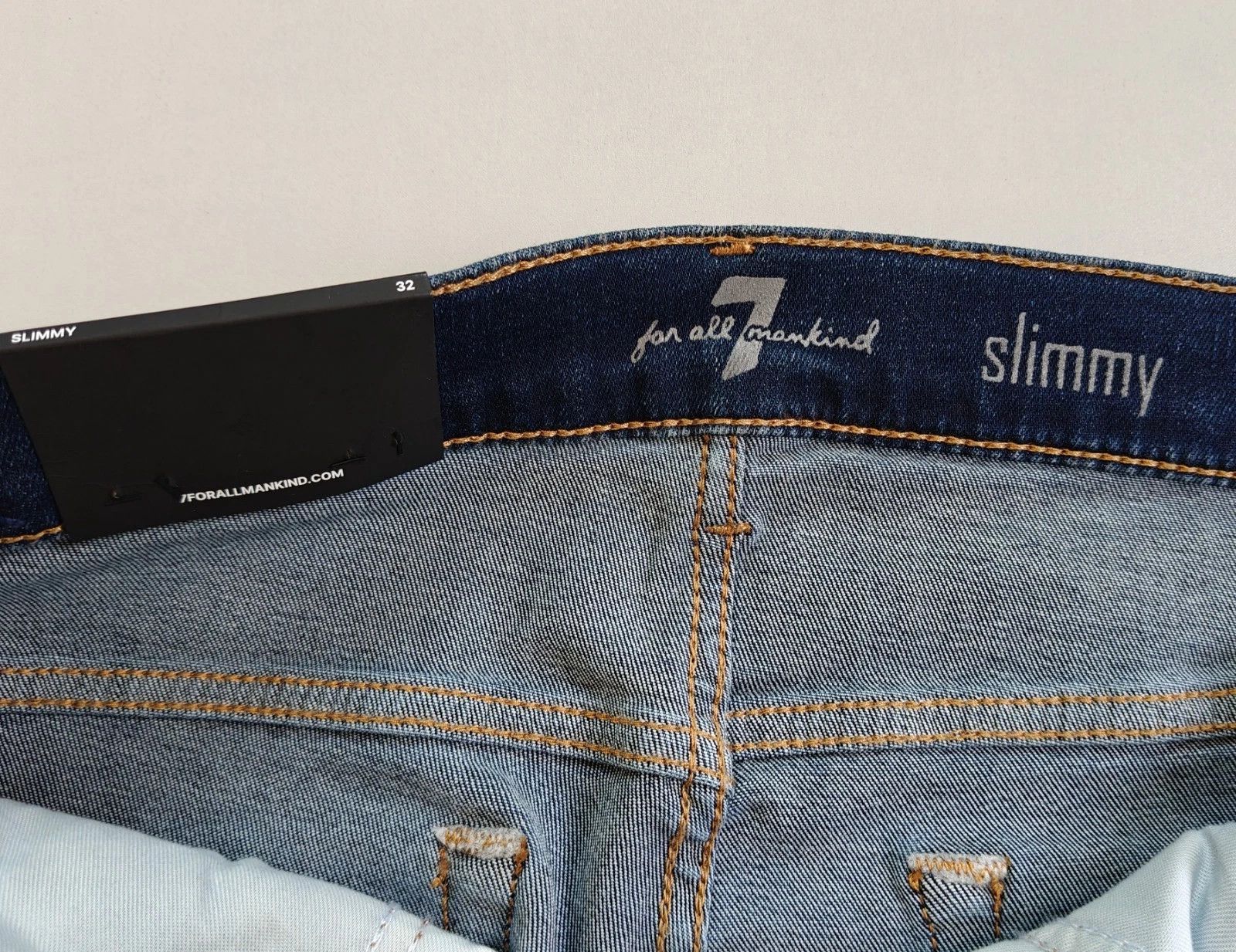 7 For All Mankind 7 For All ManKind Slimmy Rinse Men's Jeans T / 6001 Size US 32 / EU 48 - 7 Thumbnail