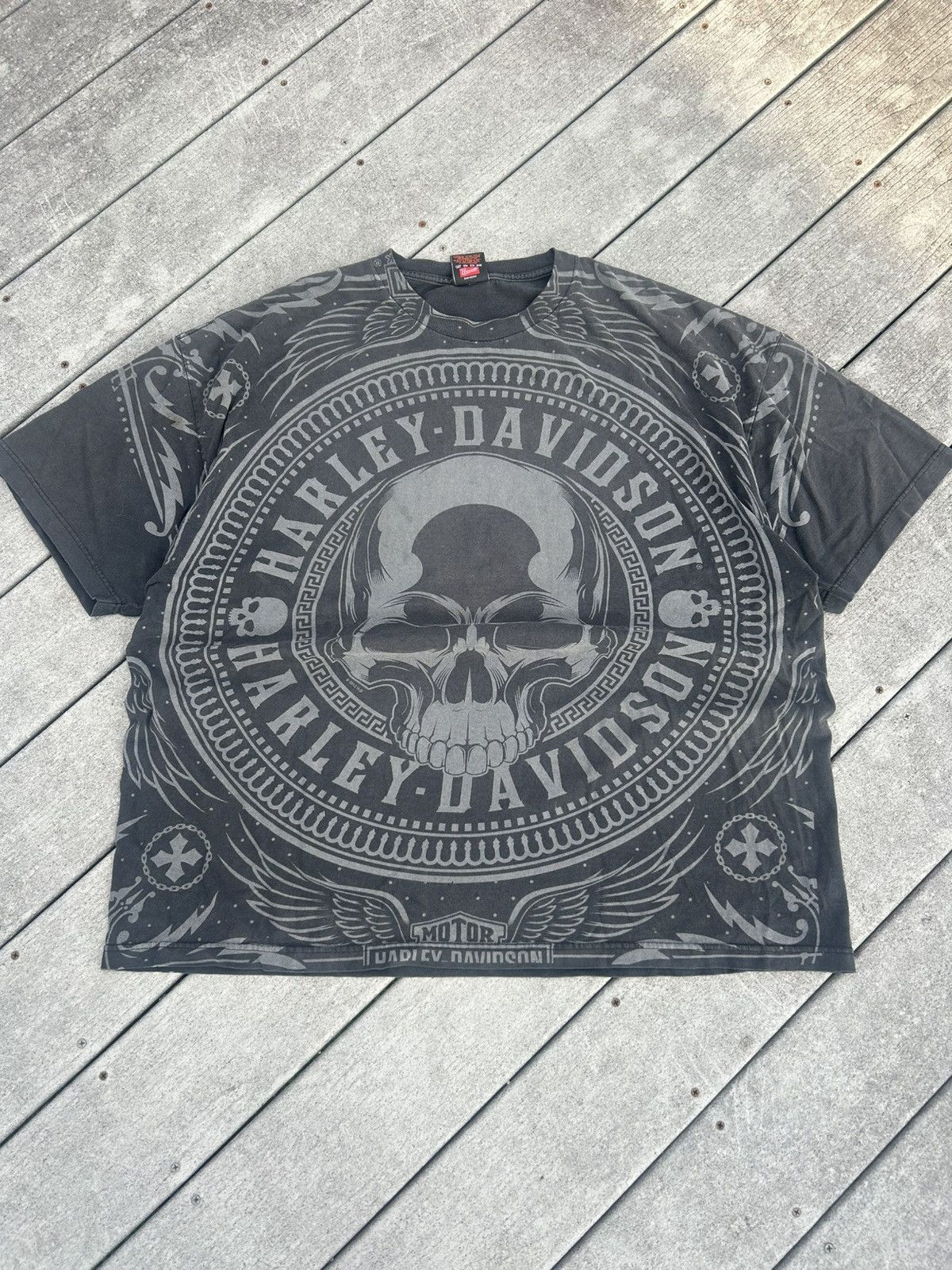 Harley Davidson Vintage Harley Davidson AOP shirt Size US XL / EU 56 / 4 - 1 Thumbnail
