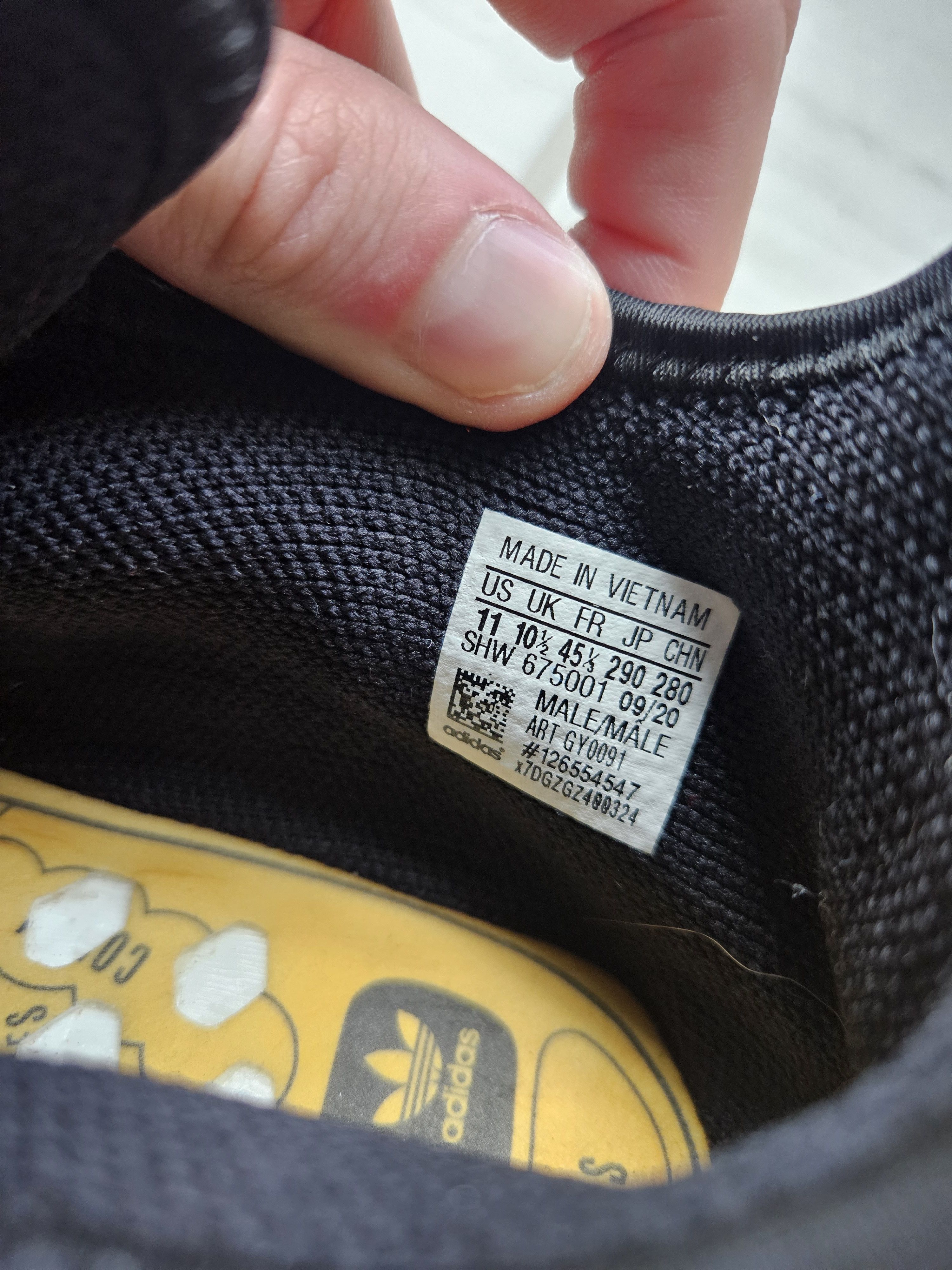Adidas × Pharrell NMD Human Race Yellow Hindi Pack Sneakers Size US 11 / EU 44 - 12 Thumbnail