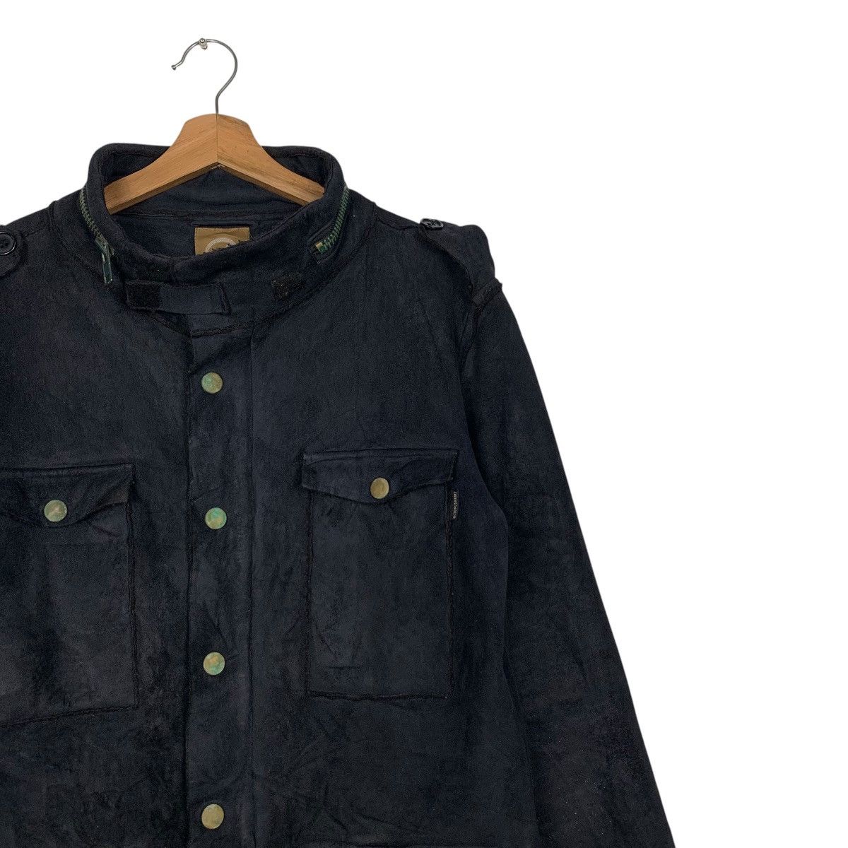 Japanese Brand Vintage 90's OCTOPUS ARMY Dark Field Jacket #2773-C125 Size US M / EU 48-50 / 2 - 4 Thumbnail