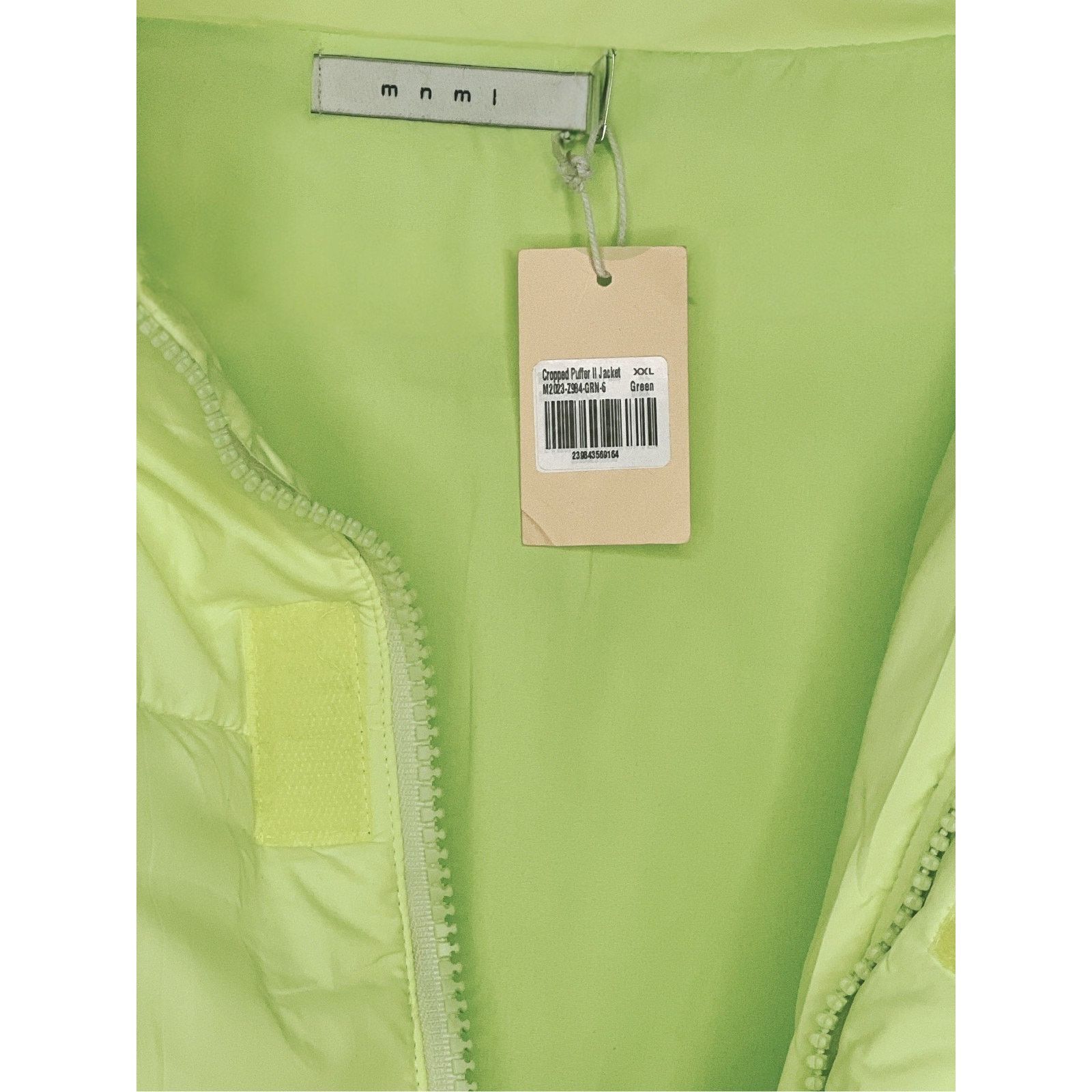 MNML MNML Cropped Puffer Jacket in Green Size 2XL Size US XXL / EU 58 / 5 - 3 Thumbnail