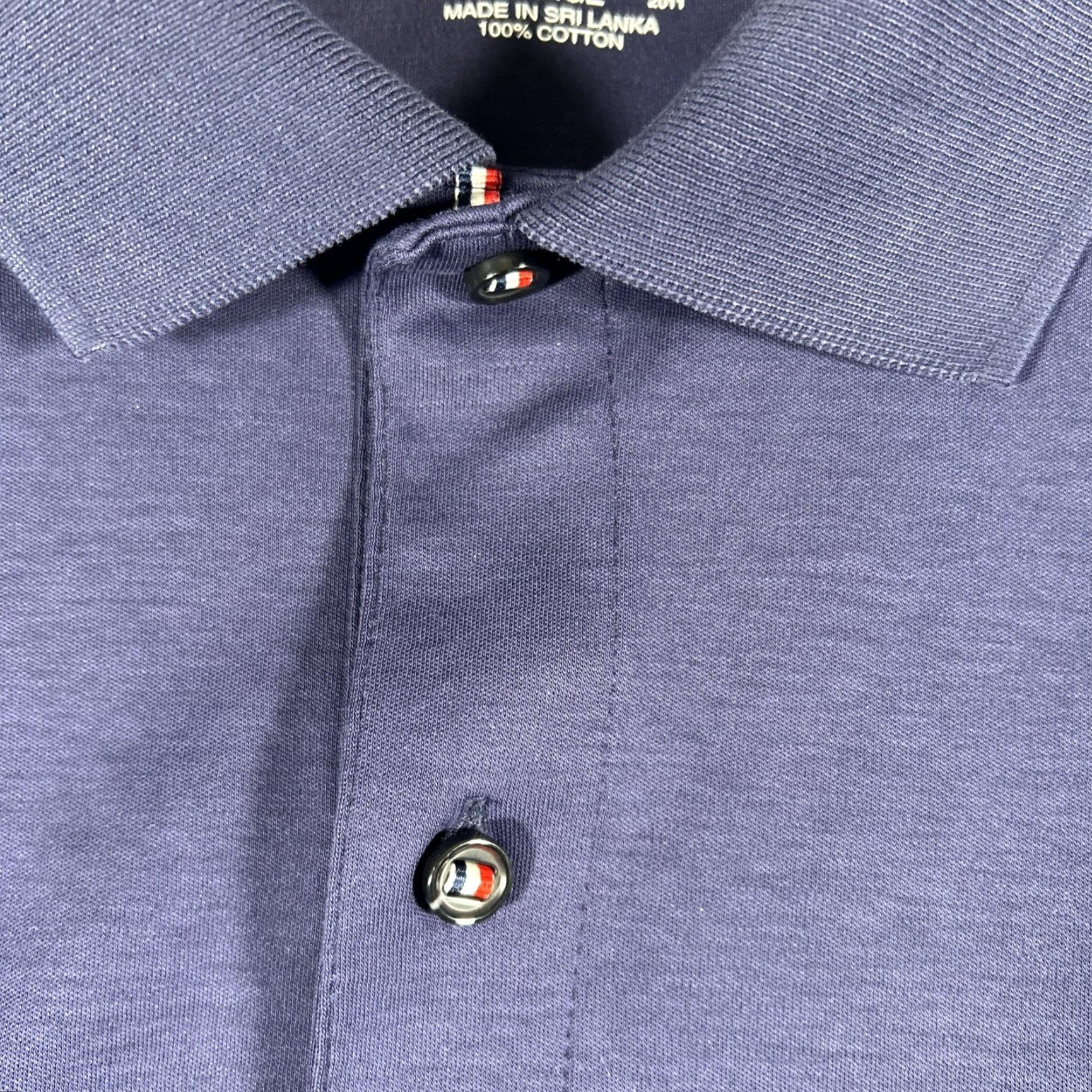 UNTUCKit UNTUCKit Polo Shirt Mens L Navy Blue Stretch Cotton Short Sleeve Performance Size US L / EU 52-54 / 3 - 3 Thumbnail