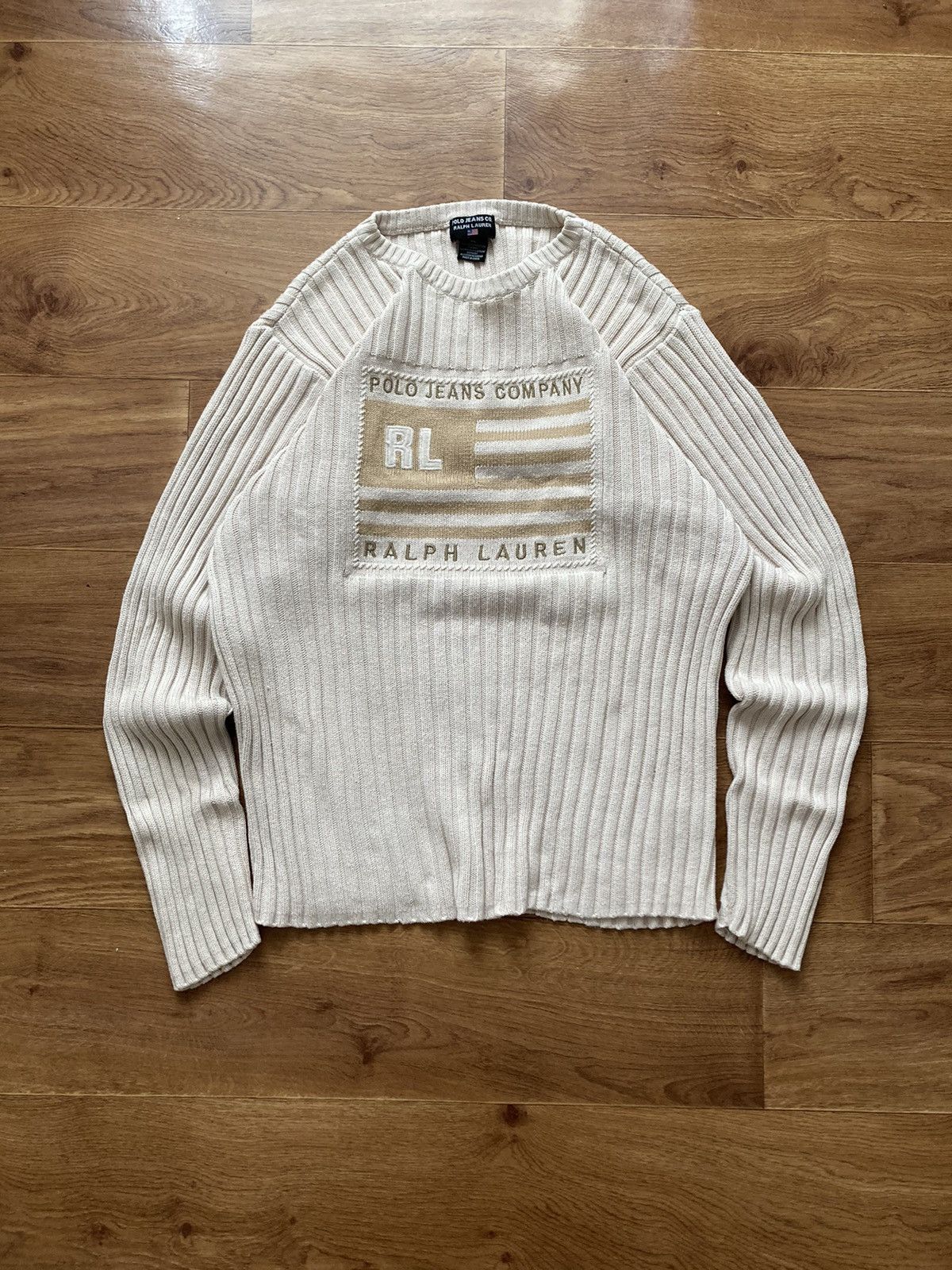Other Vintage 90’s polo jeans Ralph Lauren ribbed sweater L y2k Size US L / EU 52-54 / 3 - 2 Thumbnail