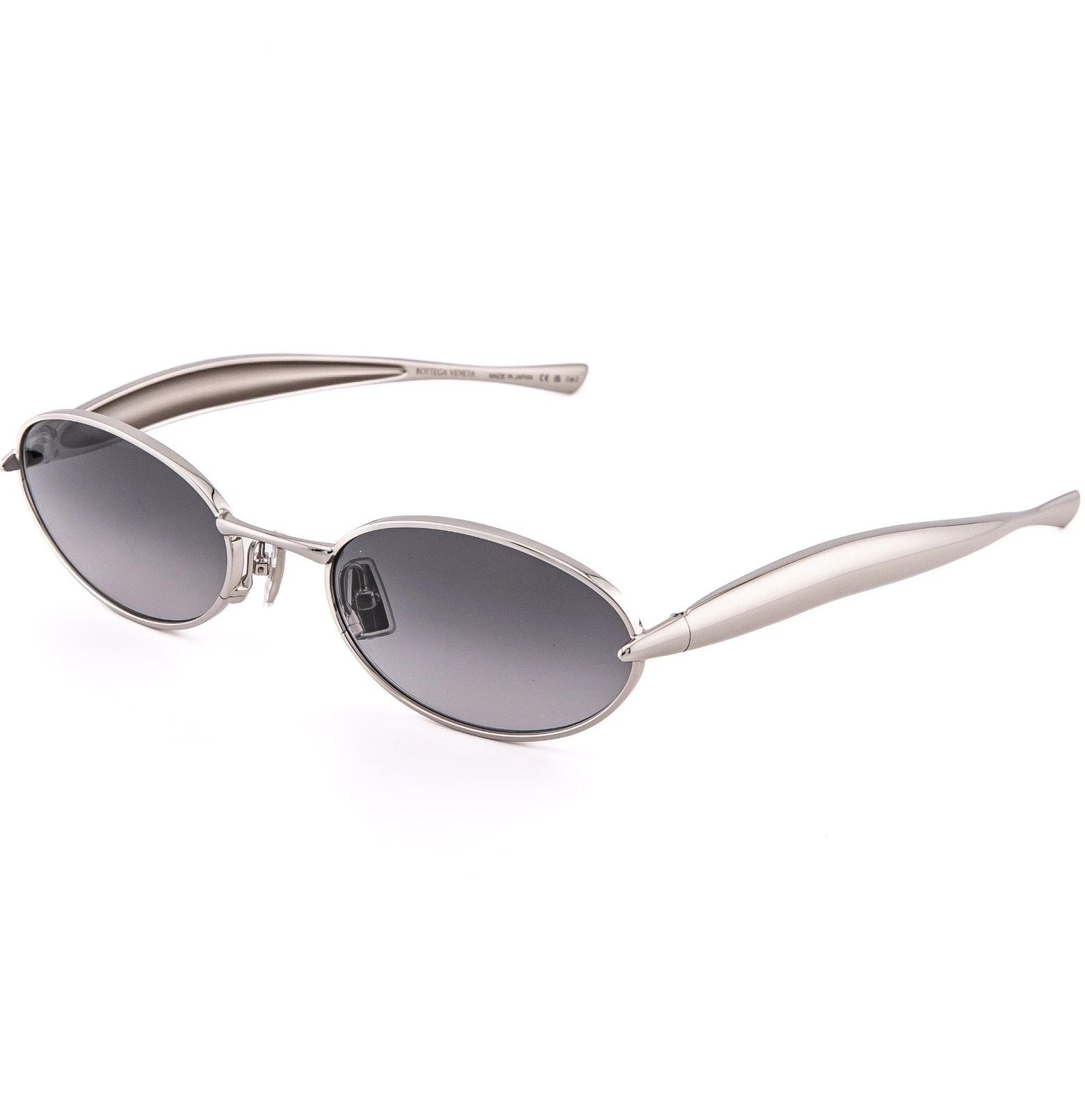 Bottega Veneta BOTTEGA VENETA 1386 SARDINE BV1386S Metal Silver Gray 003 Size ONE SIZE - 4 Thumbnail