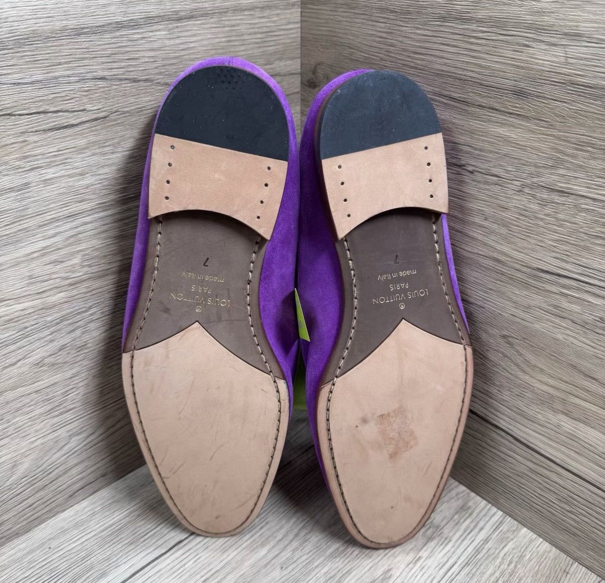 Louis Vuitton Louis Vuitton Glove Purple Loafers J41 Size US 8 / EU 41 - 4 Thumbnail
