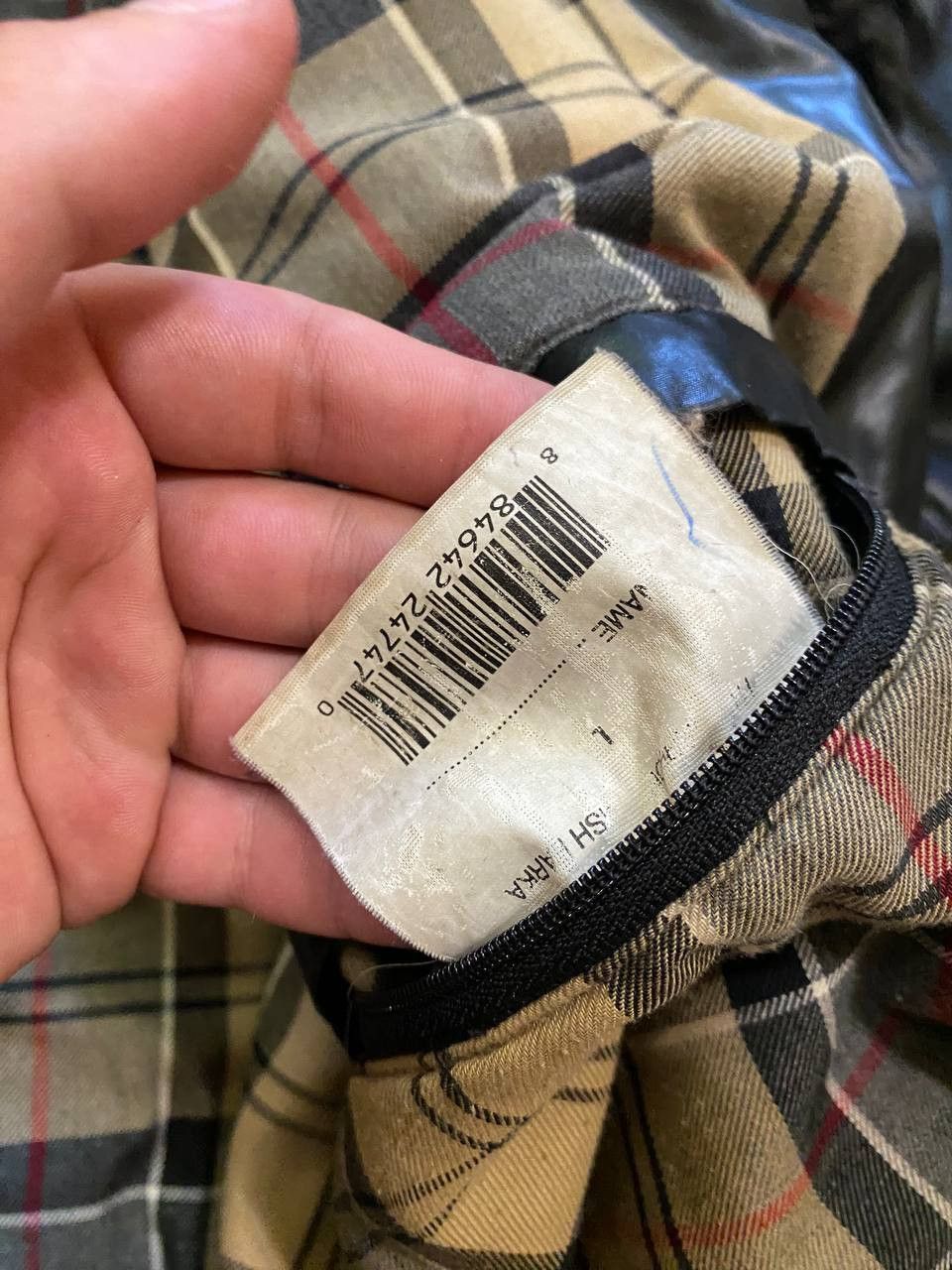 Barbour vintage Barbour jacket Streetwear black logo Y2K Size US L / EU 52-54 / 3 - 4 Thumbnail