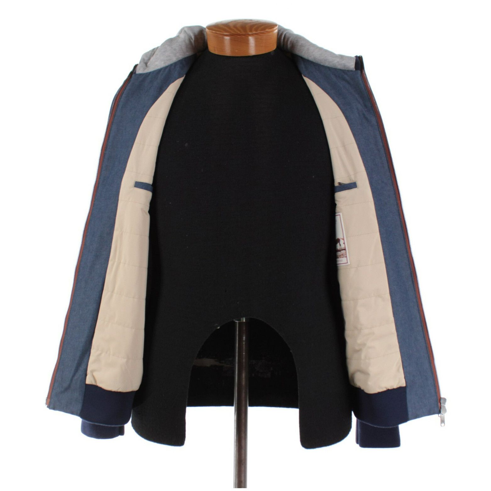 Luciano Barbera Luciano Barbera Jacket Size M US In Blue Cotton Blend Size US M / EU 48-50 / 2 - 7 Thumbnail