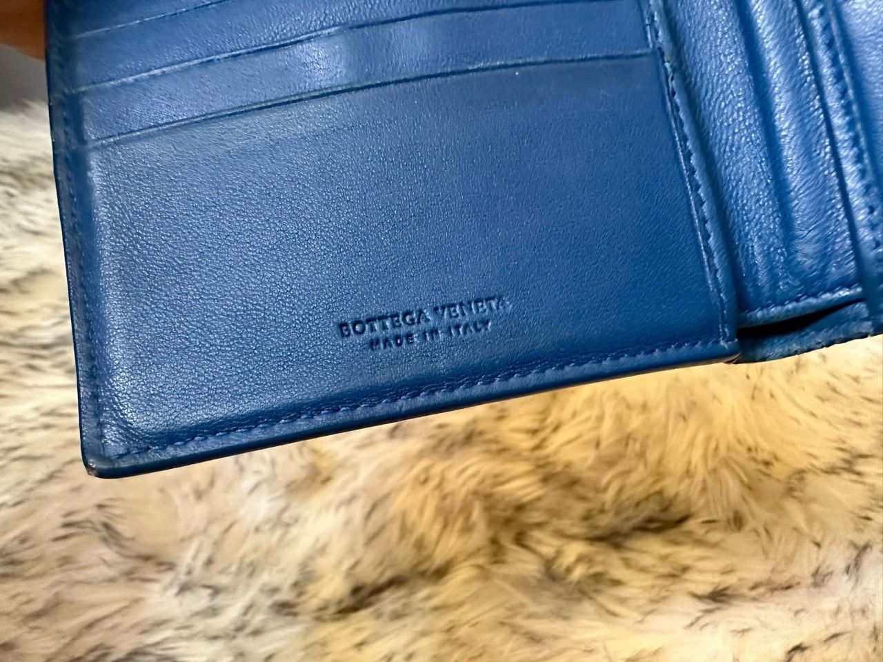 Bottega Veneta Authentic Bottega Veneta Intrecciato Piccolo Two Tone Bifold Size ONE SIZE - 10 Thumbnail
