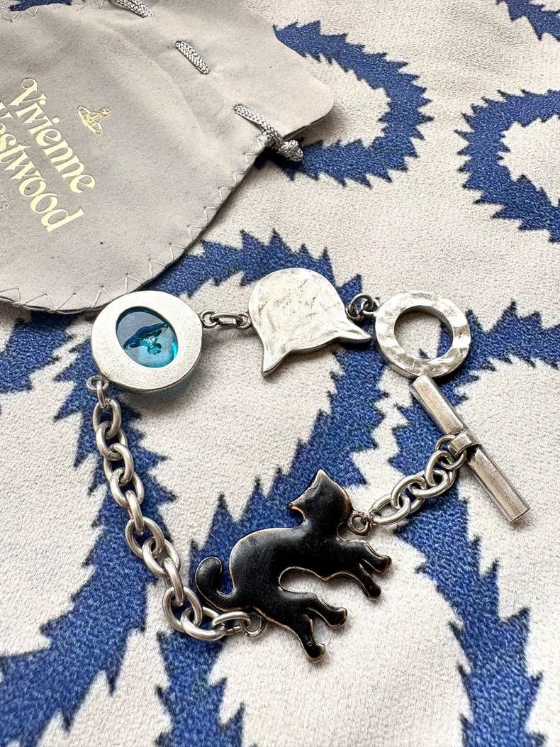 Vivienne Westwood Vivienne Westwood Blue Fantasy Cat Bracelet Size ONE SIZE - 2 Thumbnail
