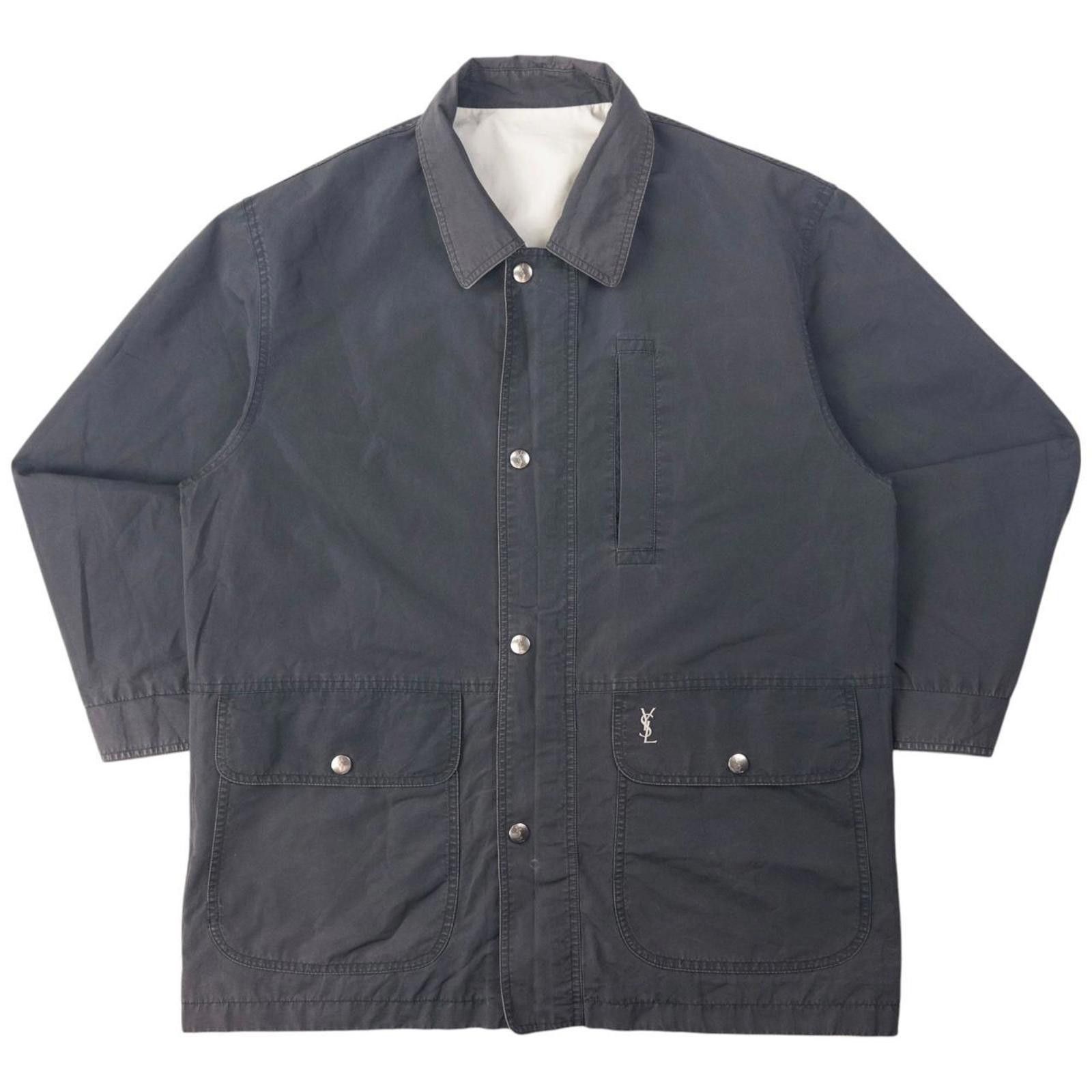 Yves Saint Laurent Vintage YSL Yves Saint Laurent Reversible Jacket Size L Size US L / EU 52-54 / 3 - 2 Thumbnail