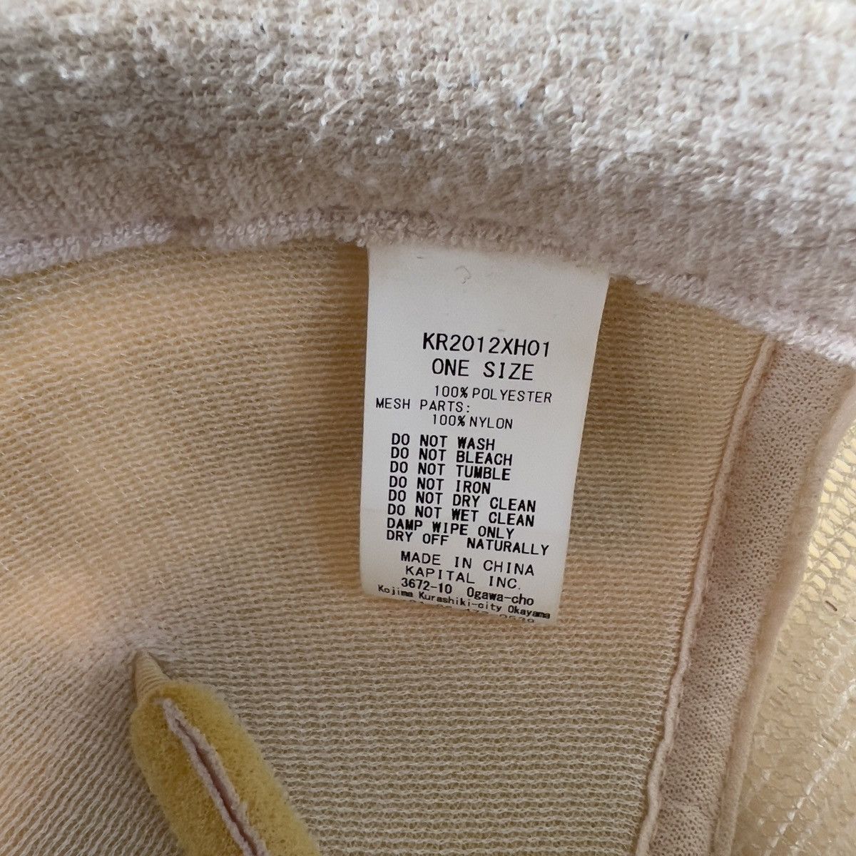 Kapital Kapital trucker hat Size ONE SIZE - 3 Thumbnail