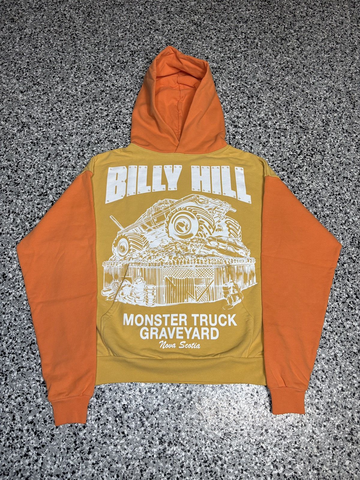 Billy Hill 2021 Billy Hill Collection #3 Orange/Yellow Hoodie Size S Size US S / EU 44-46 / 1 - 1 Thumbnail