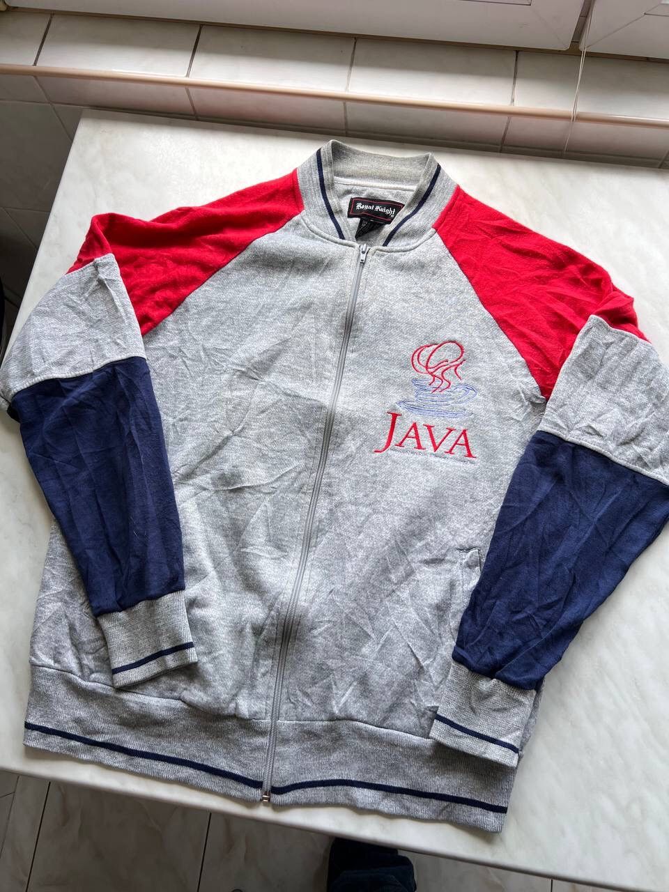 Designer × Vintage Vintage JAVA Microsystems Zip Hoodie Sweatshirt 90s Taiwan Size US L / EU 52-54 / 3 - 9 Thumbnail