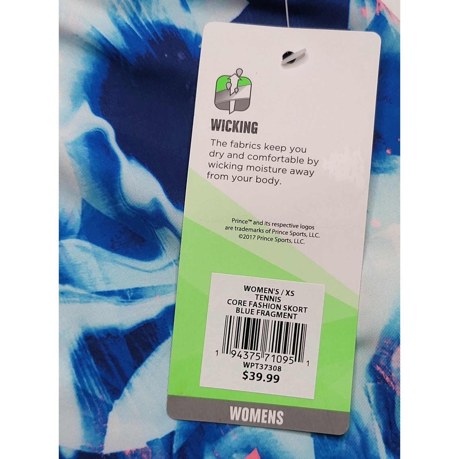 Prince NWT Prince Women’s Athletic Performance Skirt/Skort Blue XS Size 26" / US 2 / IT 38 - 3 Thumbnail