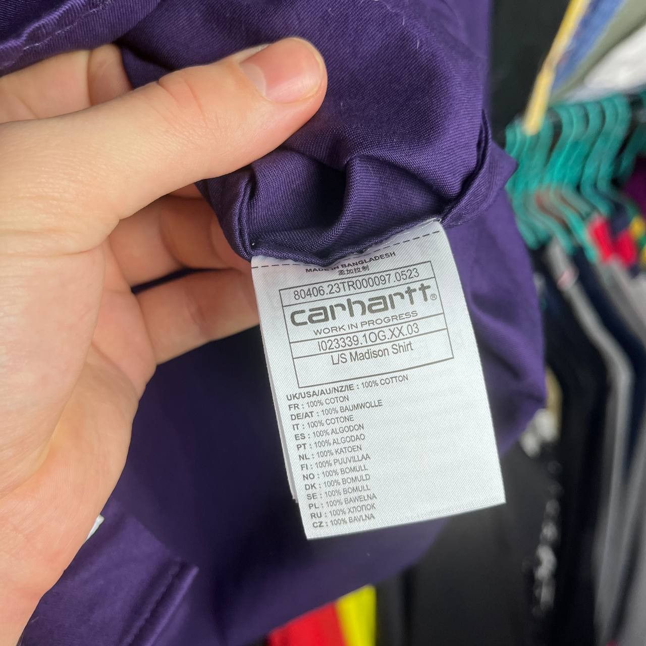 Carhartt Wip Carhartt WIP L/S Madison Button Shirt Work In Progress Size US M / EU 48-50 / 2 - 7 Thumbnail