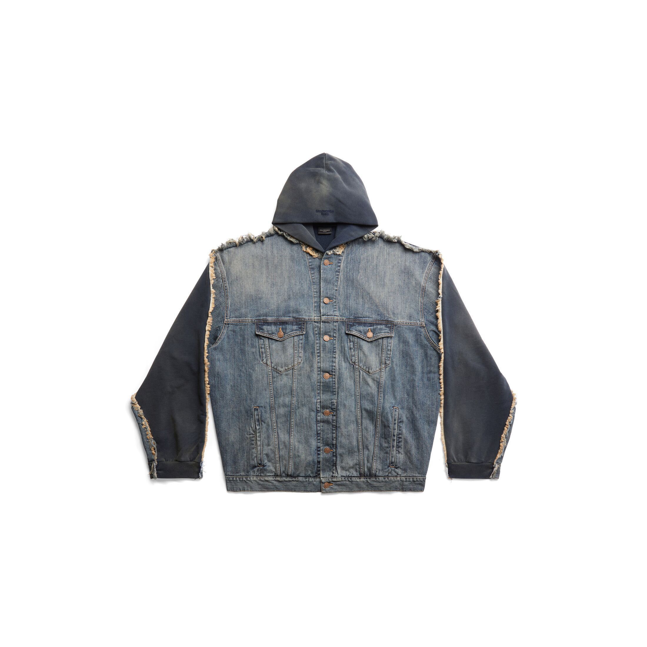 o1w1db11125 Paris Hybrid Hooded Jacket in Blue
