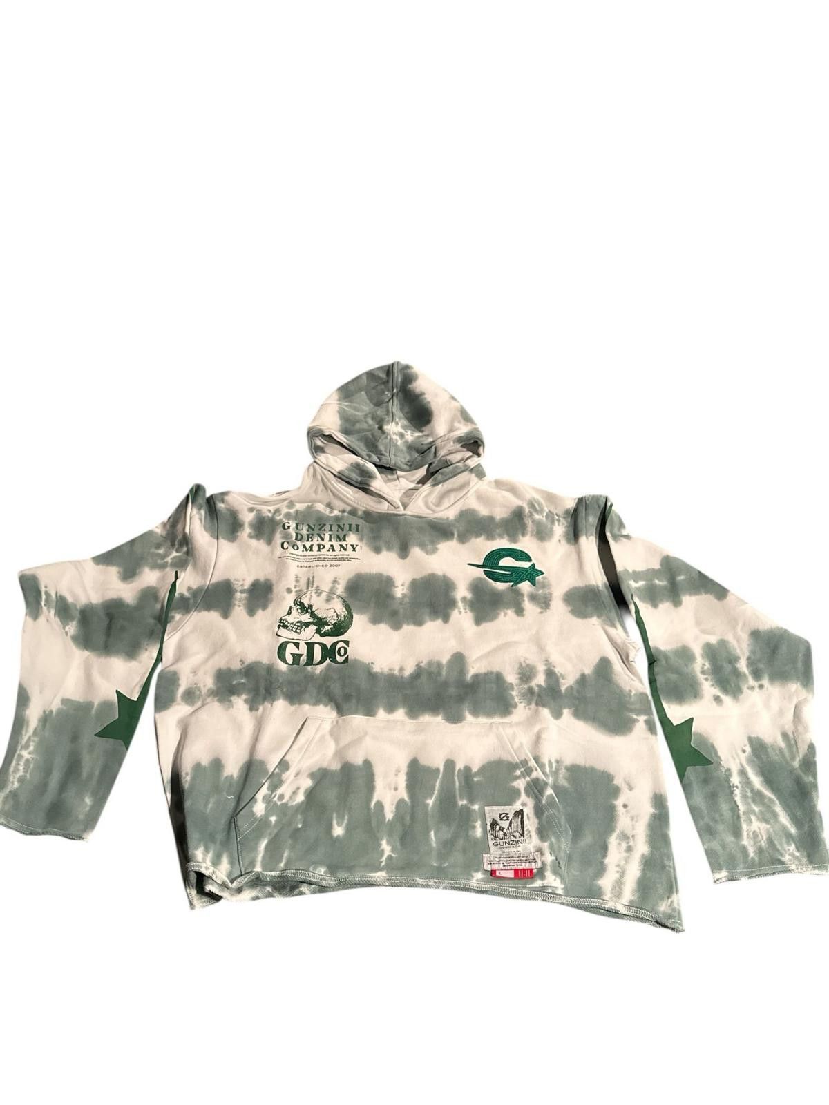 Other Gunzinii Tie-Dye Hoodie Sweatshirt with Graphic Prints Size US L / EU 52-54 / 3 - 2 Thumbnail