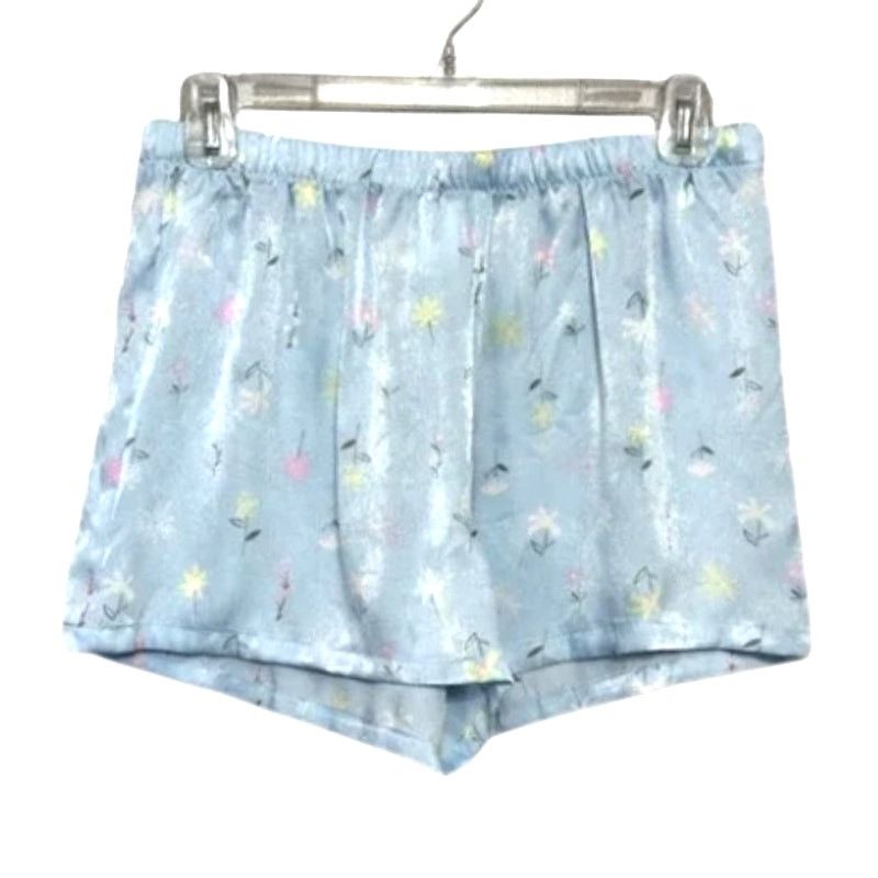 Other Abound Lounge Sleep Shorts Floral Print Pull On Blue S NWOT Size 28" / US 6 / IT 42 - 4 Thumbnail