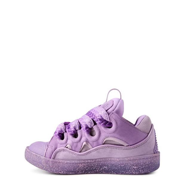Lanvin o1g2r1mq1024 Curb Speckled Sneakers in Lilac Size US 9 / IT 39 - 2 Thumbnail