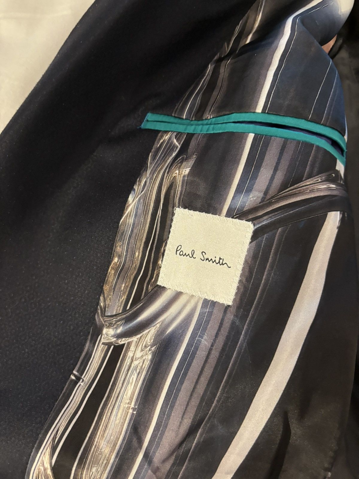 Paul Smith Paul Smith - Navy Suit - 100% Super 130 wool Size 42R - 13 Thumbnail