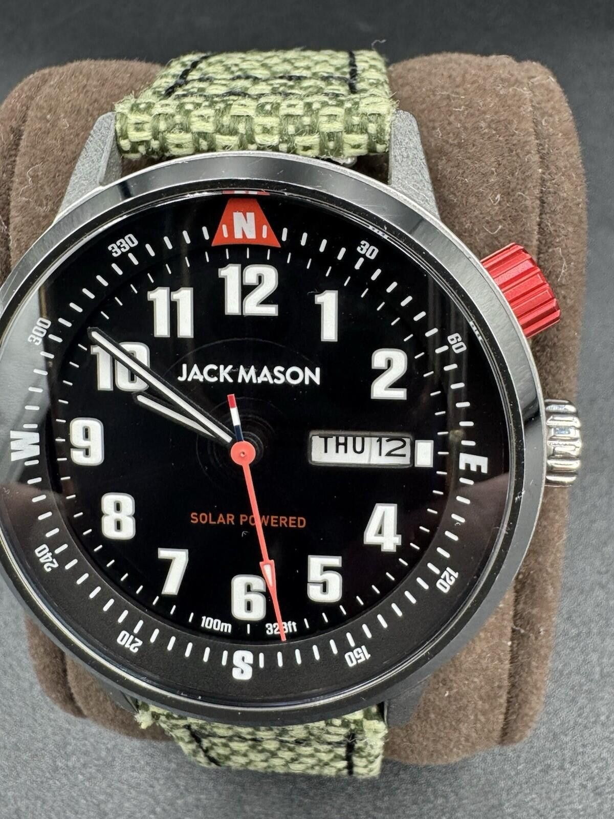 Other Jack Mason Solar Watch JM-F111-001 Siler Color Men's Recycle Size ONE SIZE - 3 Thumbnail