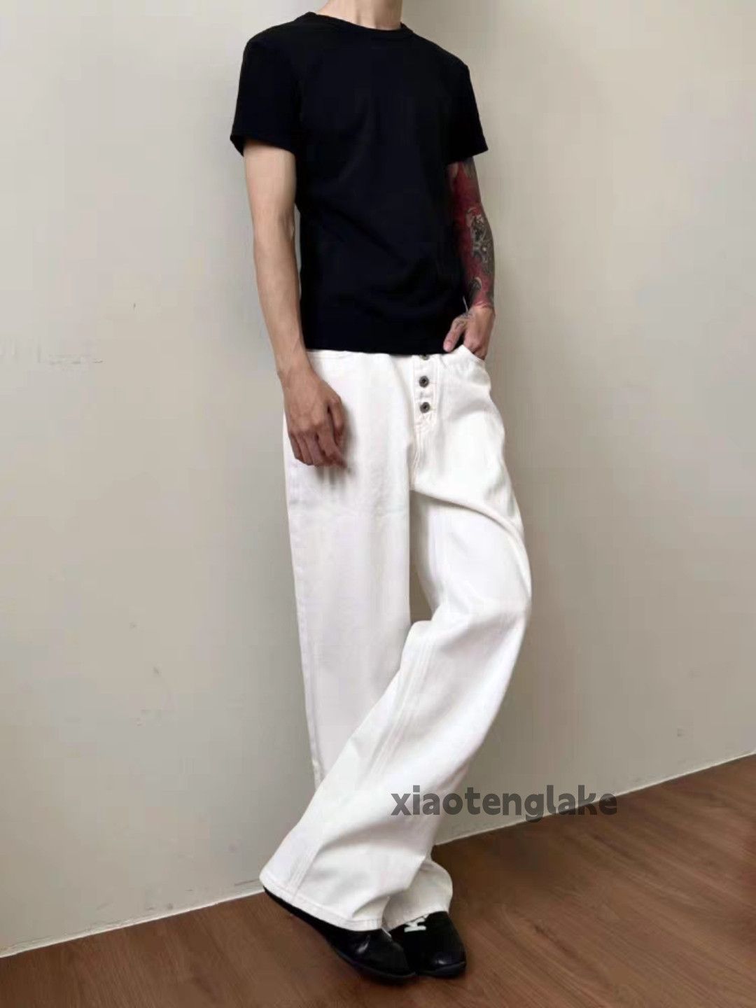 Jean Unisex utility punk yuppie grunge cleanfit loose jeans Size US 28 / EU 44 - 2 Thumbnail