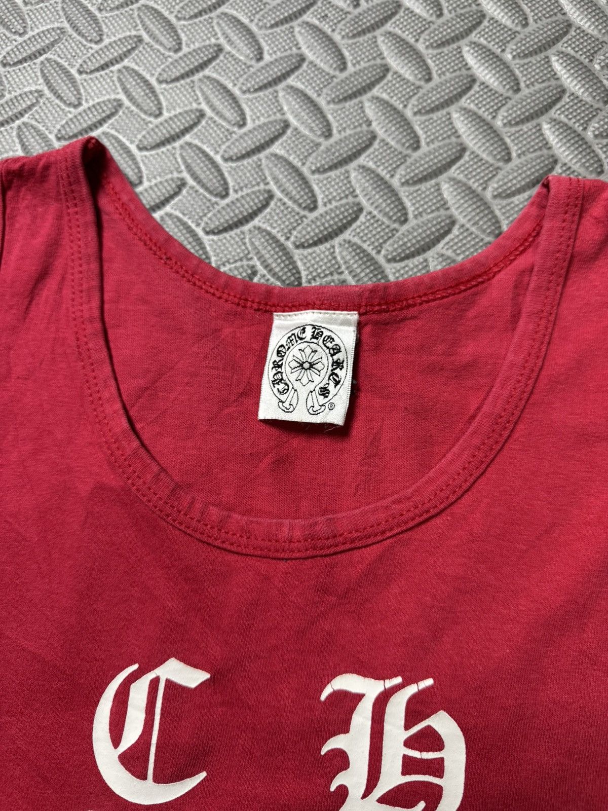 Chrome Hearts 💥 RARE! 90s VERTICAL SCRIPT CHROME TANK Size US S / EU 44-46 / 1 - 9 Thumbnail
