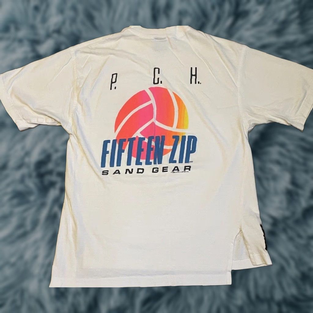 Quiksilver VINTAGE PCH Volleyball Faded Shirt S White Grunge 80s Surf Skate Quiksilver OP 90s Mens Shirt Size US S / EU 44-46 / 1 - 1 Thumbnail