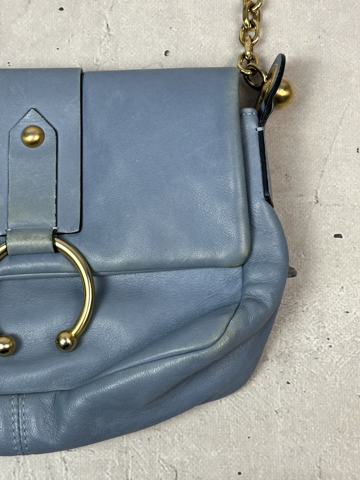 RED Valentino Red Valentino Leather Blue Handle Chain Made in Italy Bag Size ONE SIZE - 5 Thumbnail