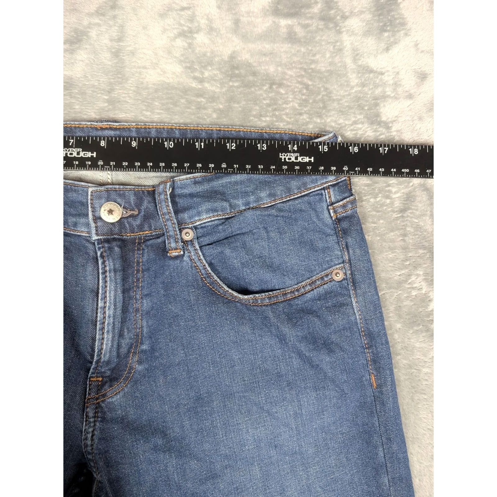 Bonobos Bonobos Jeans Mens 30x30 Blue Slim Straight Stretch Denim Medium Wash Pants Size US 30 / EU 46 - 2 Thumbnail