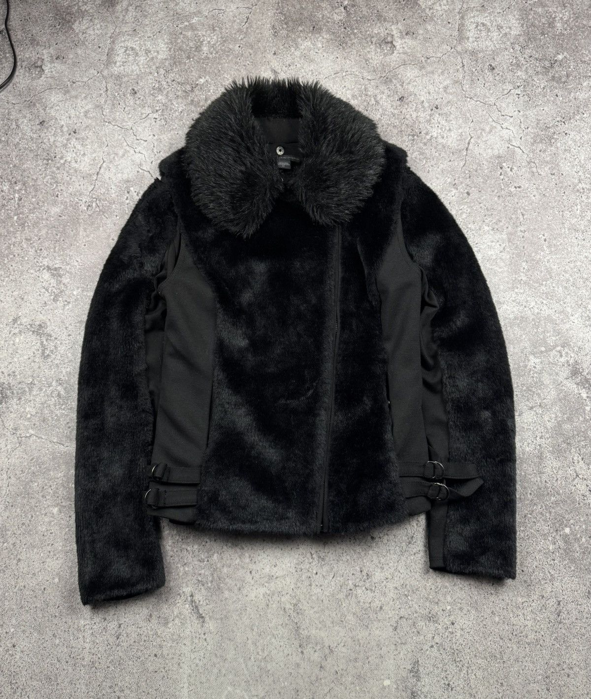 Vintage Armani Avant Garde Fur Y2K Opium Vest/Jacket Owens