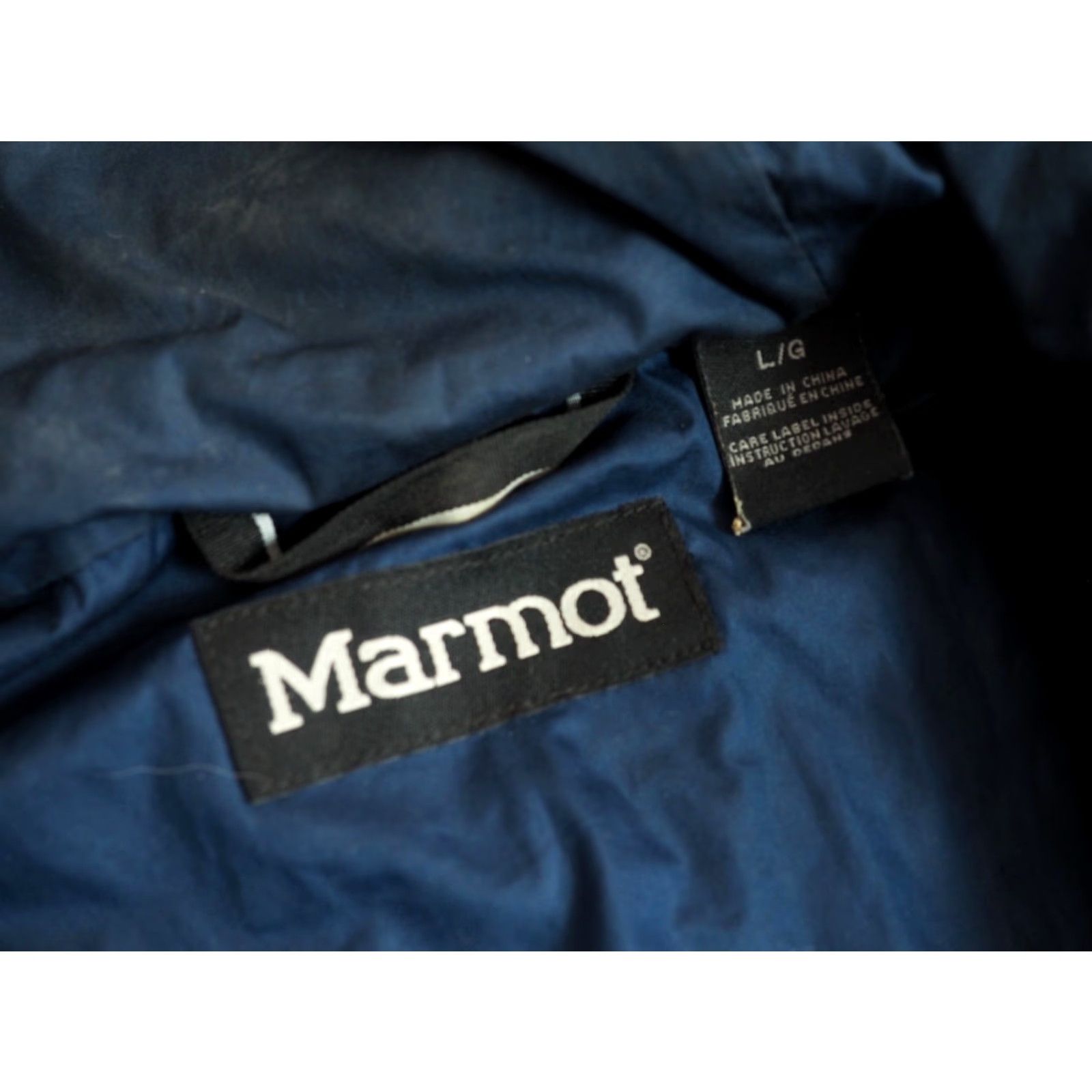 Marmot Marmot Jacket Mens L Blue Windbreaker Hooded Full Zip Outdoor Hiking Tower Boot Pack Style Outdoor 90s (if applicable) Size US L / EU 52-54 / 3 - 7 Thumbnail