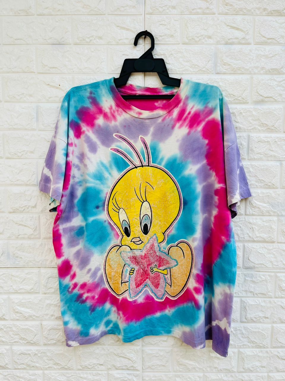 Disney × Vintage Vintage 90s Tweety Warner Bros Streetwear Fashion Style Size US XL / EU 56 / 4 - 1 Thumbnail