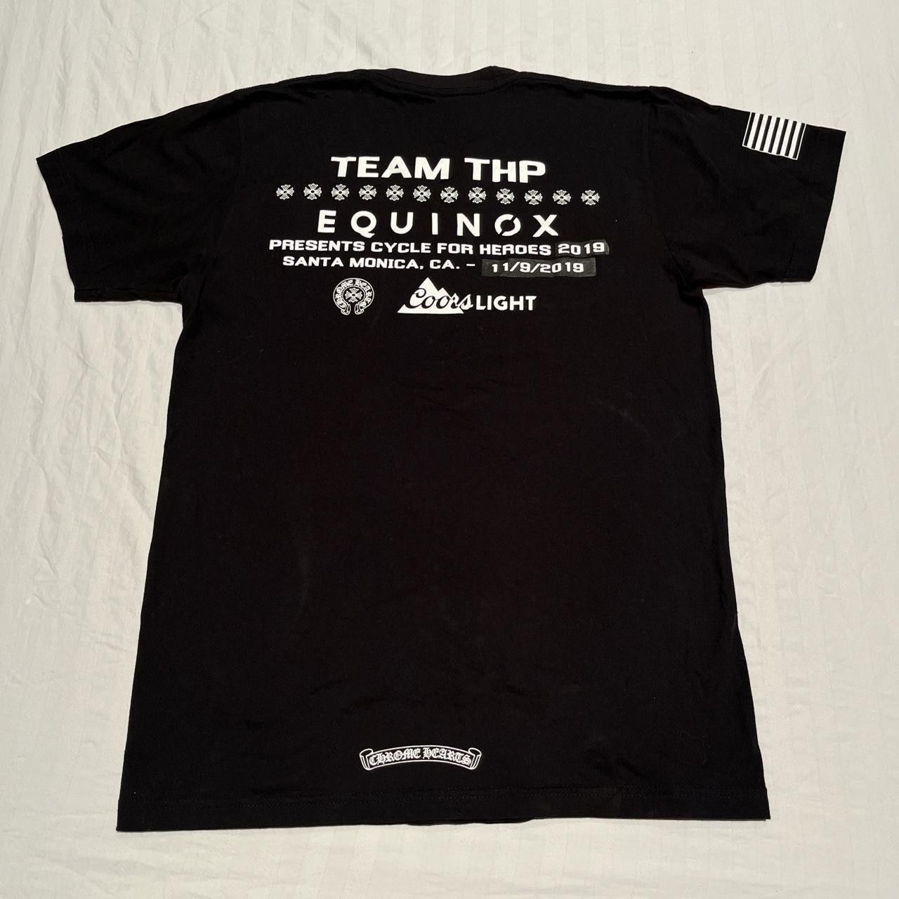 image of Chrome Hearts Equinox Climb For Heroes T-Shirt in Black, Men's (Size Medium)
