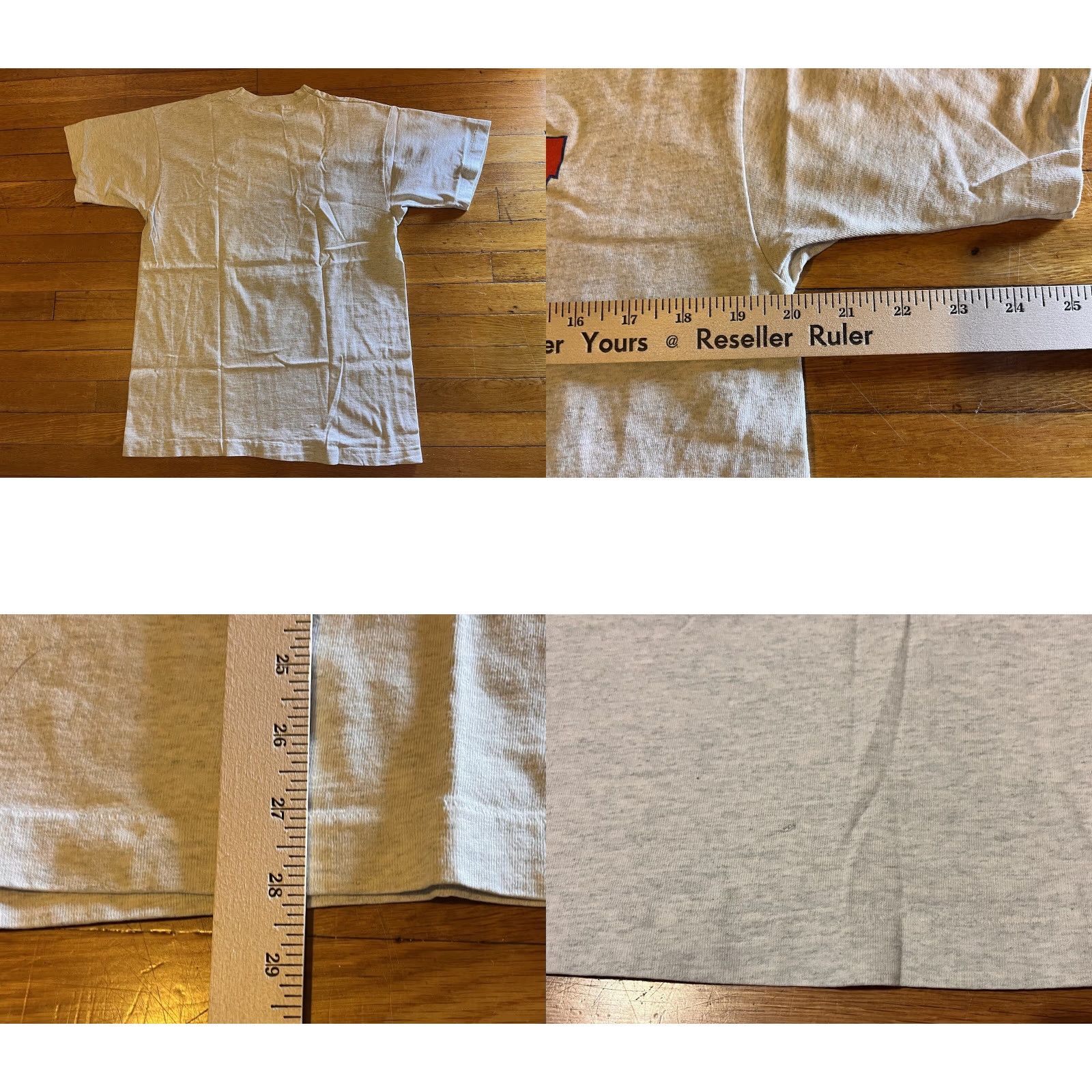Fruit Of The Loom VINTAGE Fruit of the Loom Slovak Shirt Men’s Large Grey 90s T-Shirt Short Sleeve Crew Neck Cotton Jersey Graphic Print Logo 1990s Mens Size US L / EU 52-54 / 3 - 8 Thumbnail