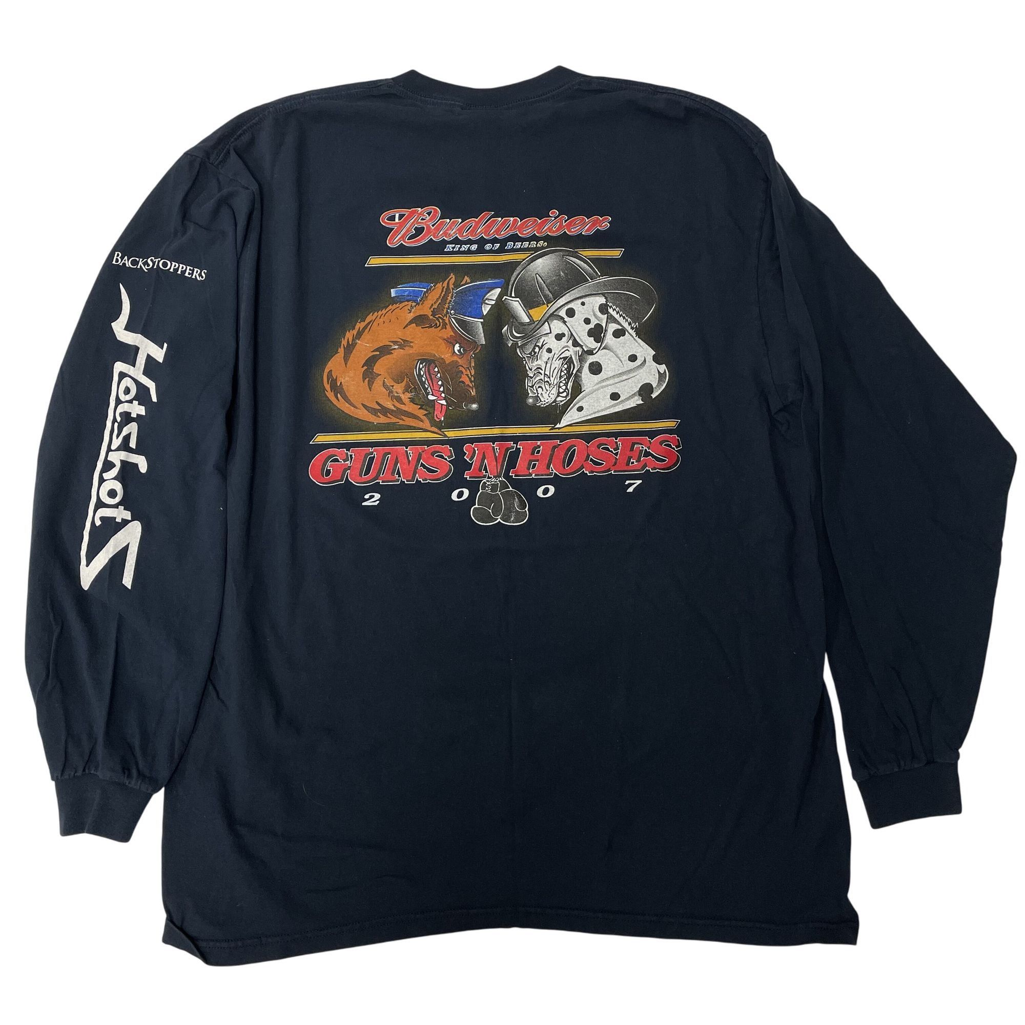 Other Jensen Budweiser KING of BEERS Police vs Firefighters Shirt Size US XL / EU 56 / 4 - 13 Thumbnail