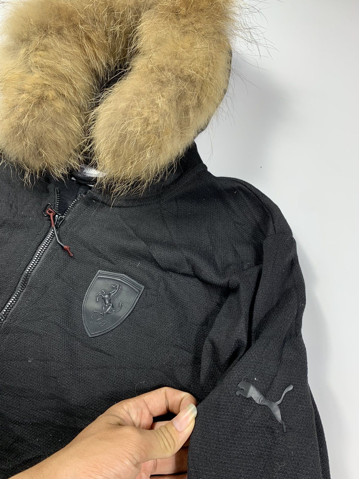 Hysteric Glamour × If Six Was Nine × Japanese Brand Crazy Fur Puma X Ferrari Zip Hoodie Jacket Size US M / EU 48-50 / 2 - 2 Thumbnail
