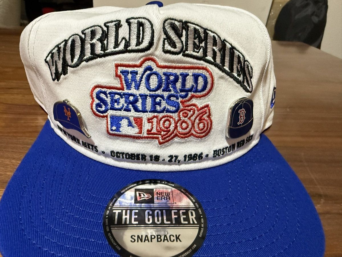 New Era New Era NY Mets World Series 1986 Championship Pin Golfer Size ONE SIZE - 4 Thumbnail