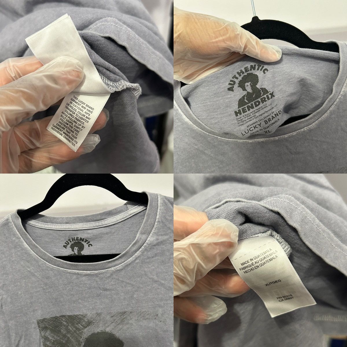 Lucky Brand Lucky Brand Jimi Hendrix Gray Rock Tshirt Size XL - "Eli" Size US XL / EU 56 / 4 - 19 Thumbnail