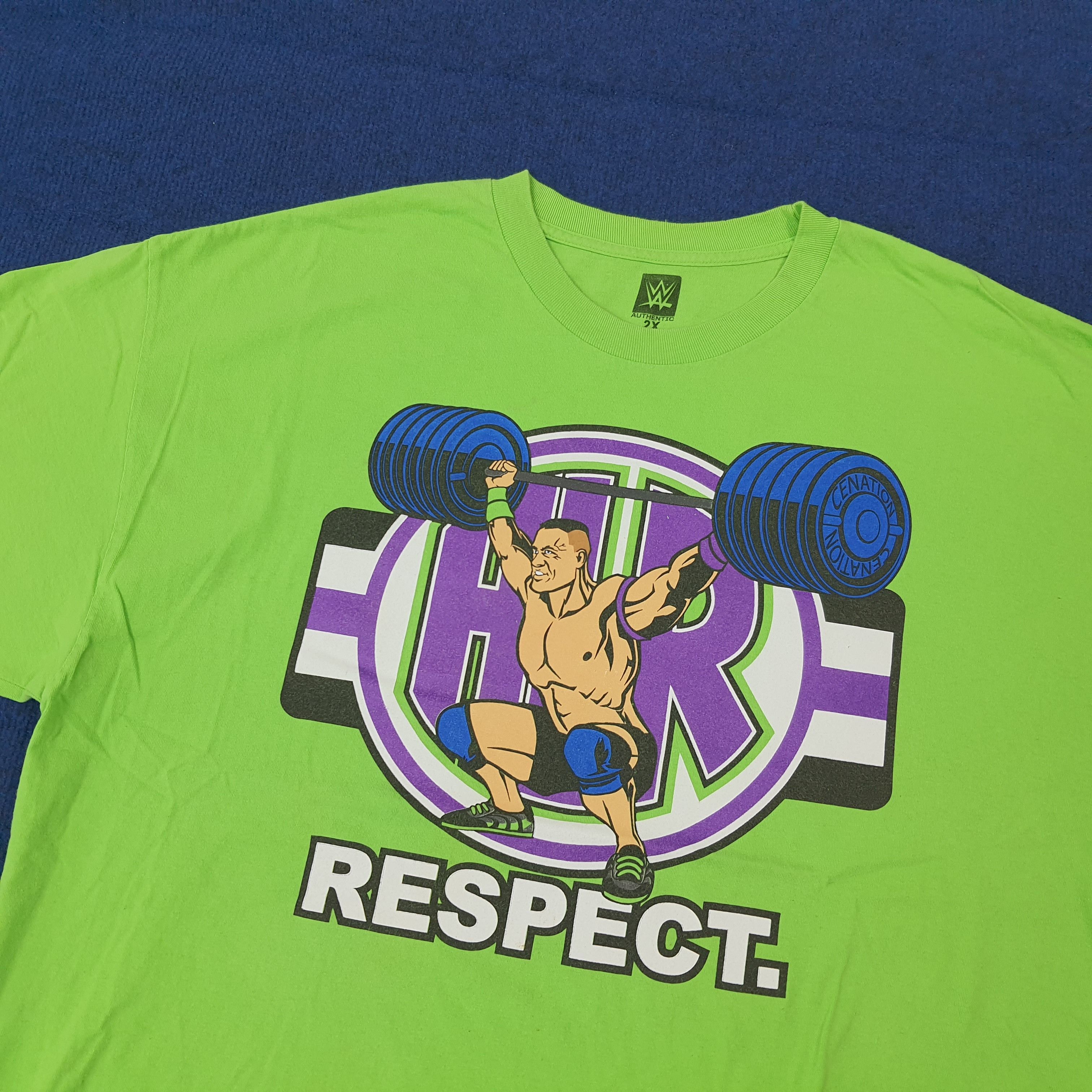 WWE Vintage 2018 John Cena Authentic WWE Wear Tee C276N35 Size US XL / EU 56 / 4 - 2 Thumbnail