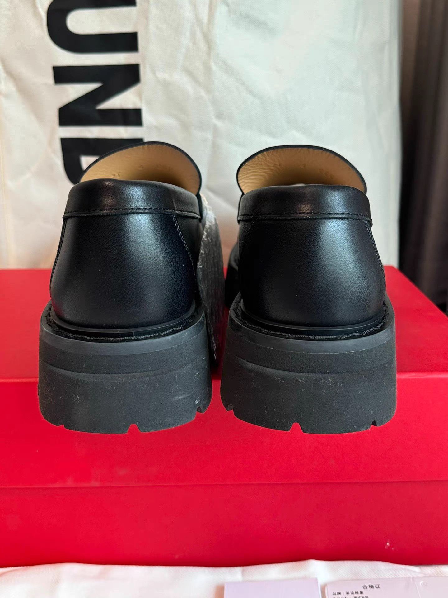 Salvatore Ferragamo FERRAGAMO Platform Slip-On Loafers K6 Size US 7 / EU 40 - 3 Thumbnail
