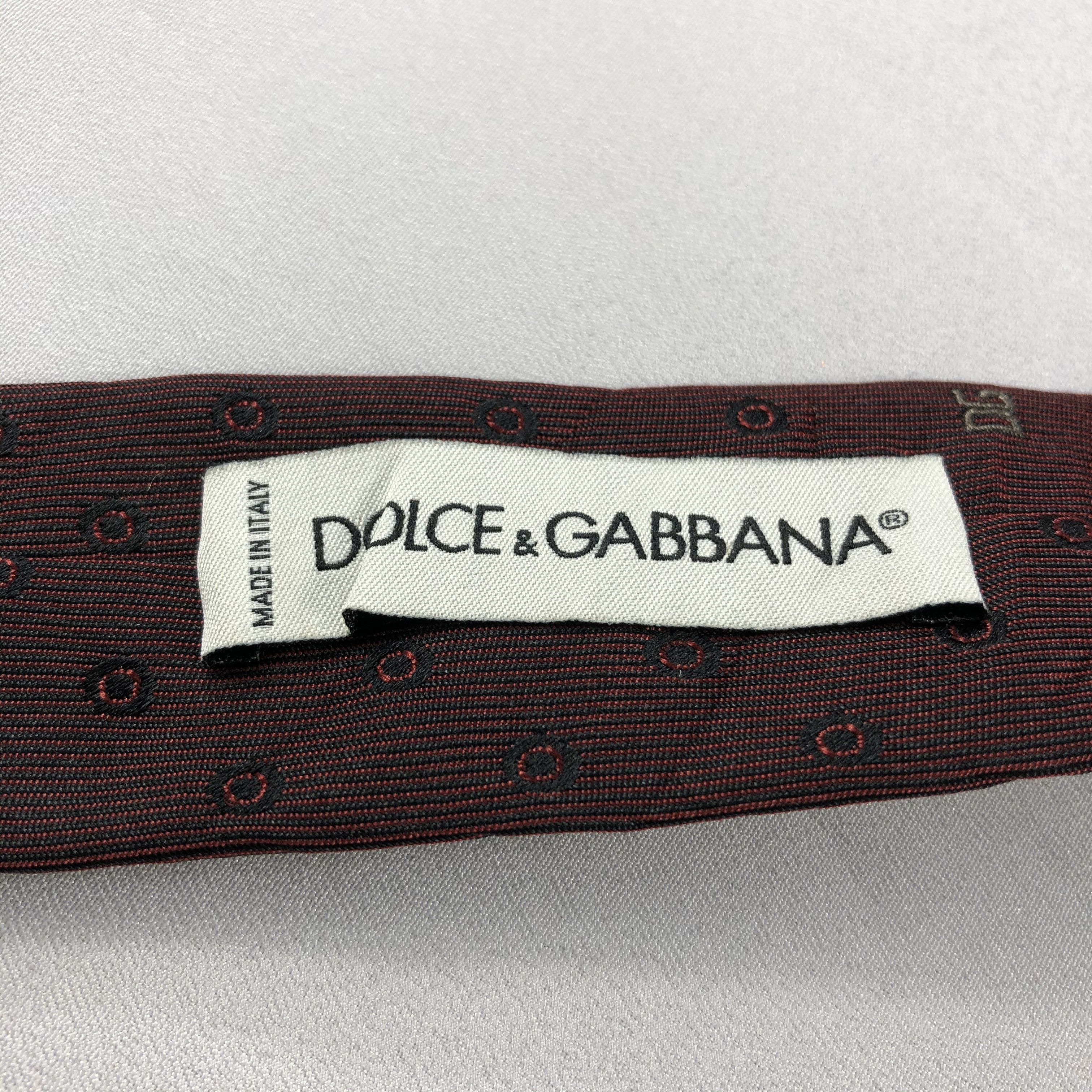 Dolce & Gabbana × Vintage Dolce & Gabbana Silk Neck Ties T111 Size ONE SIZE - 5 Thumbnail
