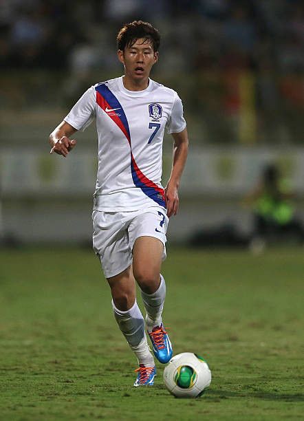 Nike Nike x South Korea 2012/2013 #7 SON Heung Min Away Jersey Size US M / EU 48-50 / 2 - 5 Thumbnail