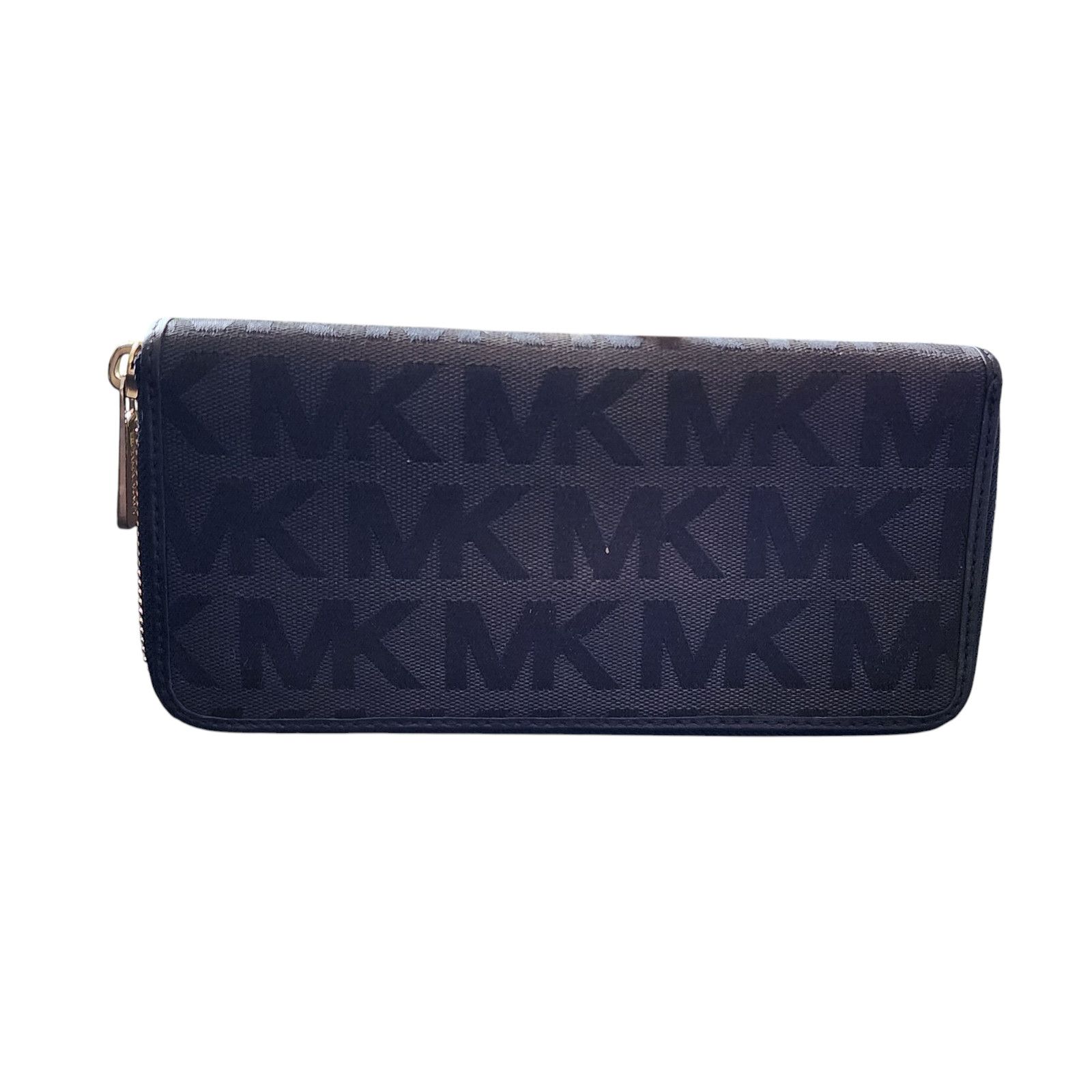 Michael Kors Michael Kors Black canvas and leather wallet clutch Size ONE SIZE - 2 Thumbnail