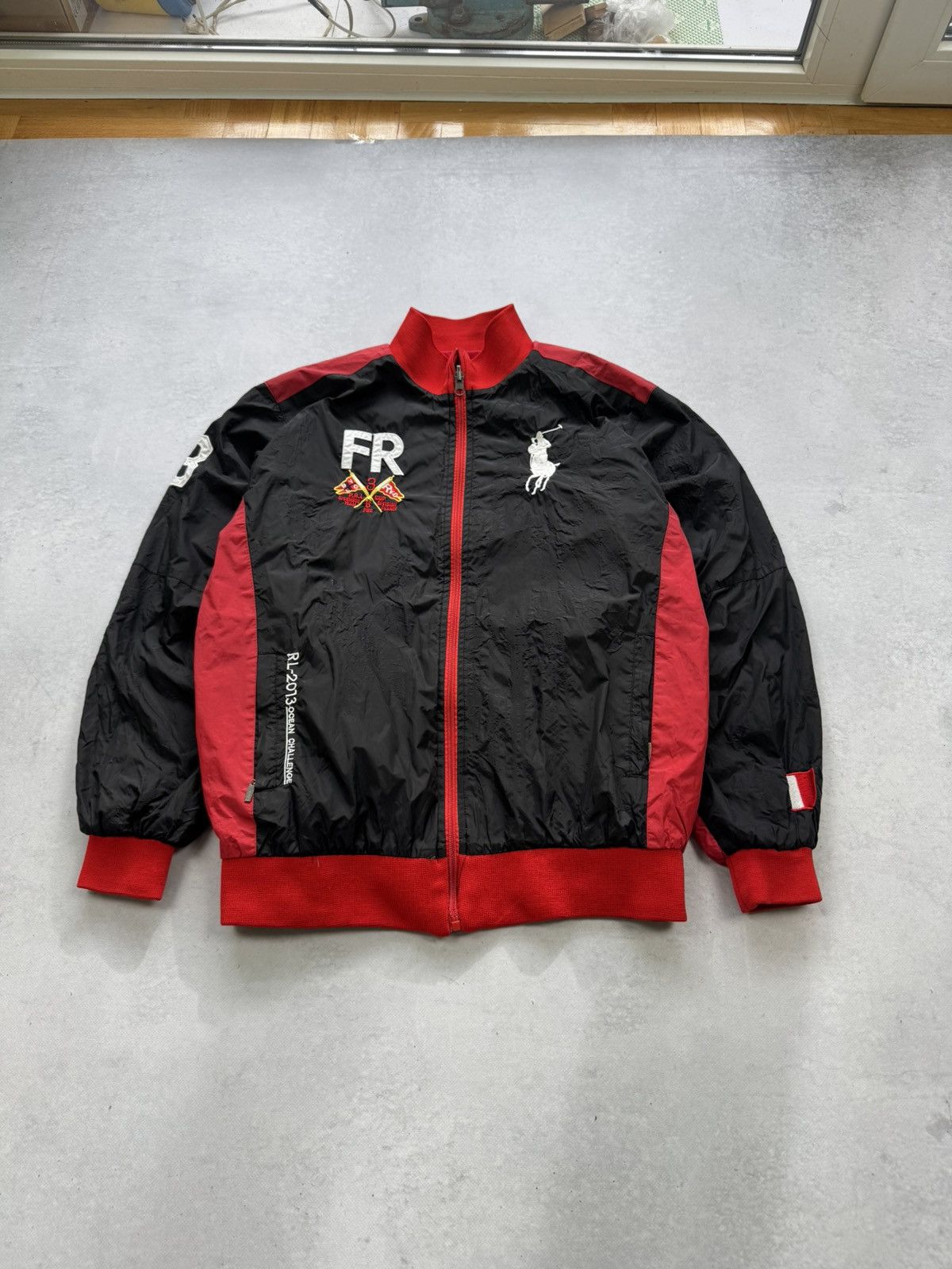 Vintage Vintage France Polo Ralph Lauren Zip Jacket Size US M / EU 48-50 / 2 - 2 Thumbnail