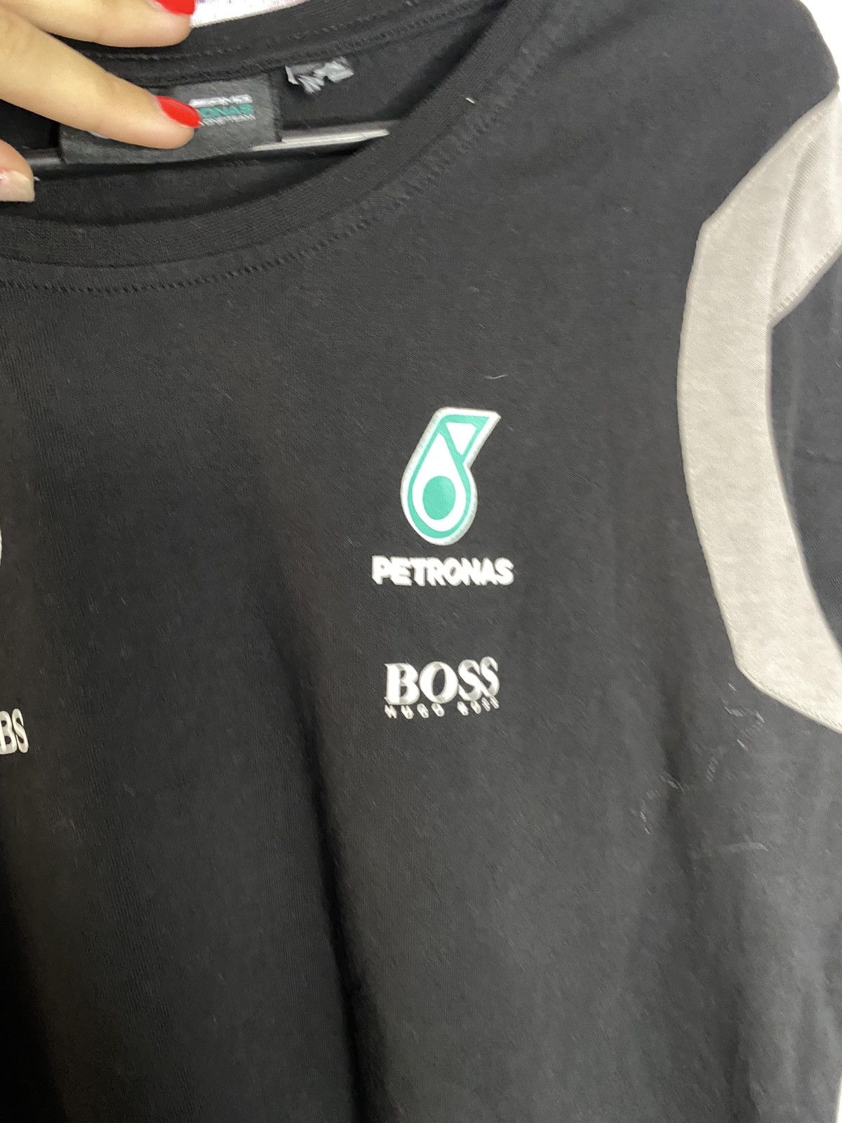 Hugo Boss × Mercedes-Benz Mens Vintage Mercedes AMG Petronas Formula One Team T Shirt Size US S / EU 44-46 / 1 - 7 Thumbnail
