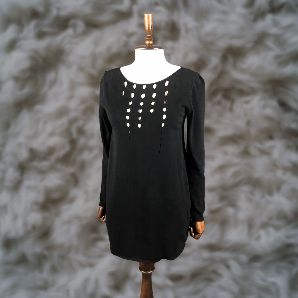 Sarah Pacini Sarah Pacini Top One Size Black Jersey Women Size ONE SIZE - 1 Thumbnail