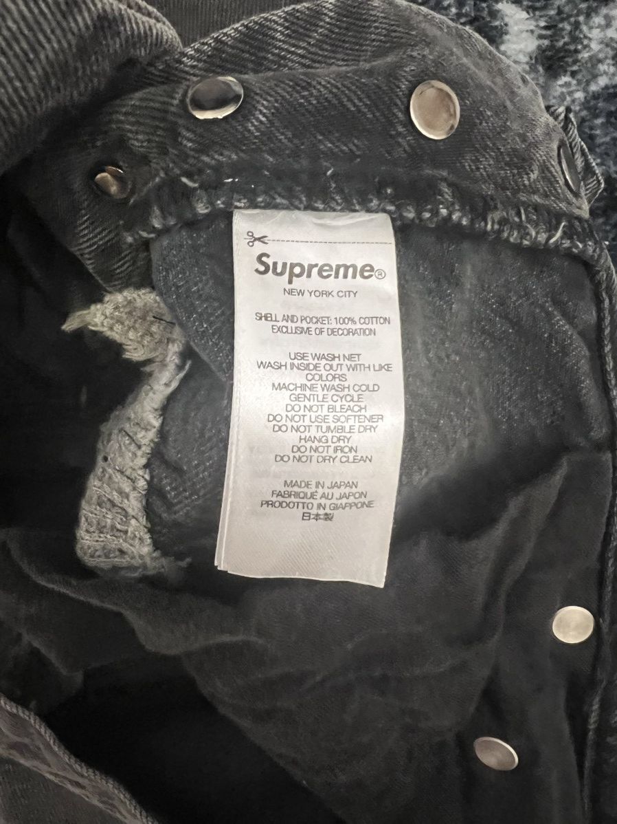 Blackmeans × Supreme Supreme x Blackmeans AW23 mended jeans Size US 30 / EU 46 - 3 Thumbnail