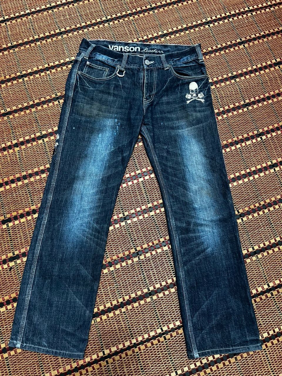 Vanson Leathers Vanson Leather The Front of Armament Jeans Size US 34 / EU 50 - 1 Thumbnail