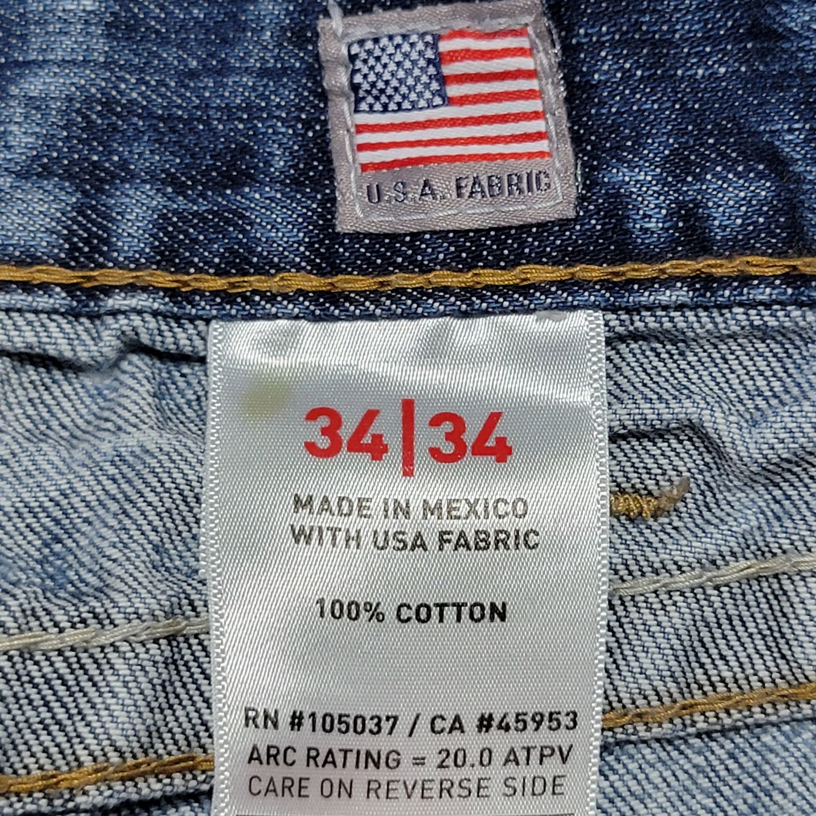 Ariat Ariat M5 Slim Straight Work Pant Denim Jeans - Size 34/28 Size US 34 / EU 50 - 6 Thumbnail